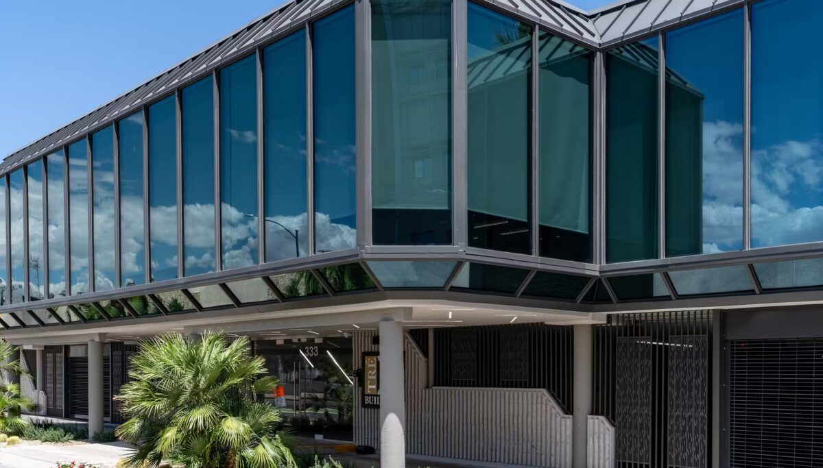 Exterior view of the Tré Builders headquarters in Las Vegas.