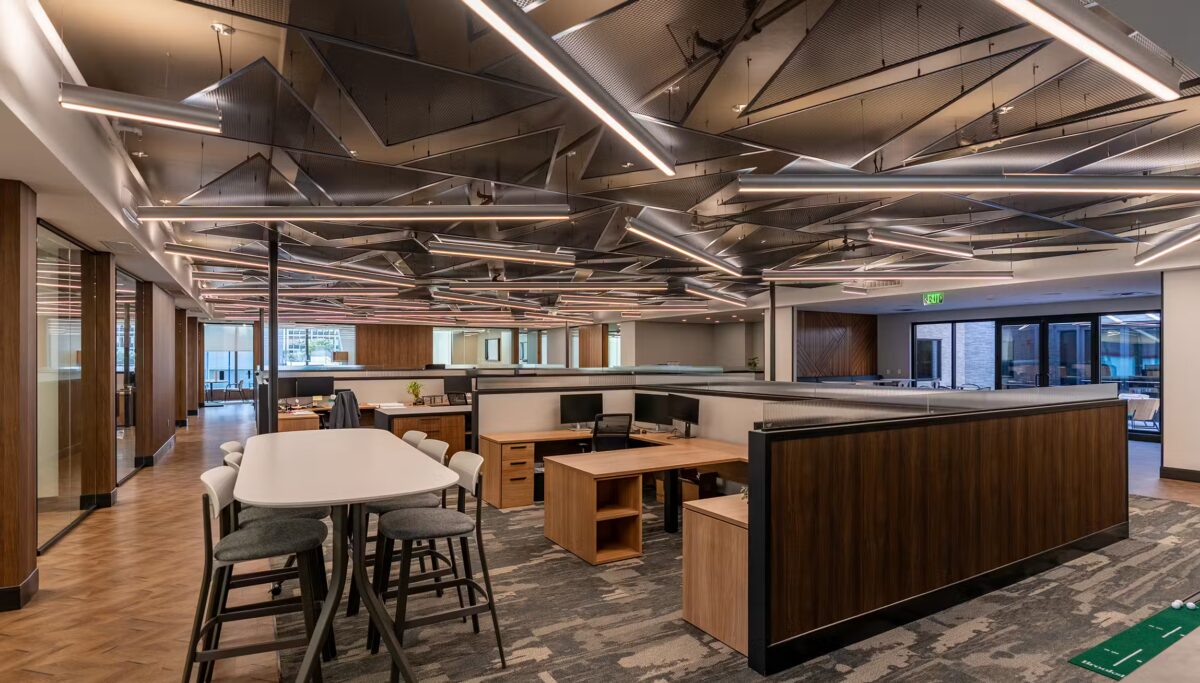 Interior view of the Tré Builders headquarters in Las Vegas.
